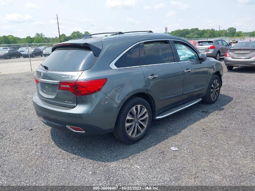 2014 ACURA MDX TECH PKG - 5FRYD4H49EB019658