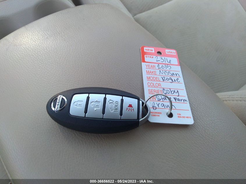 2015 NISSAN ROGUE SV - KNMAT2MT4FP575858