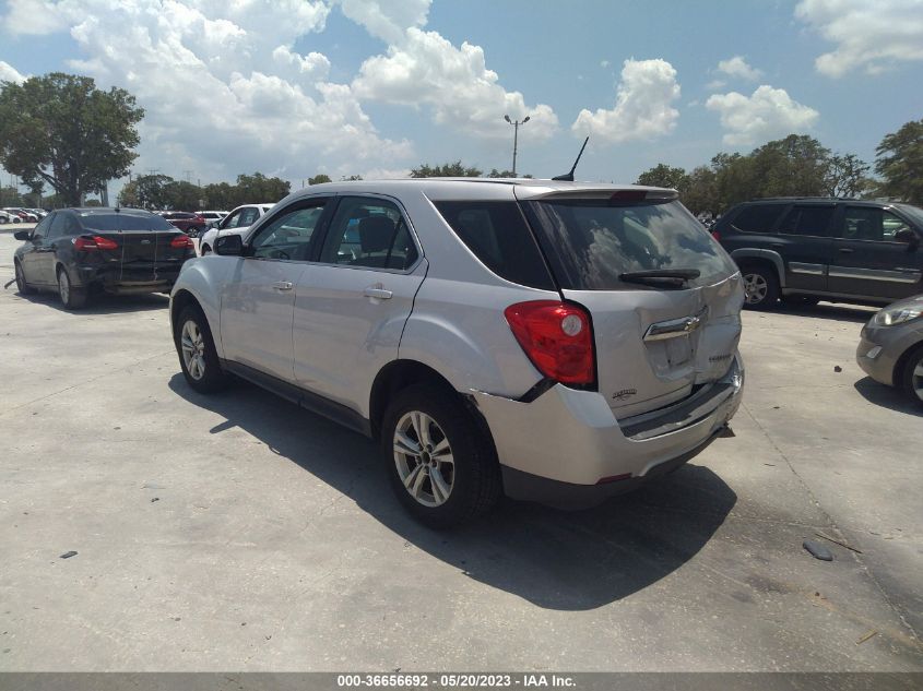 2013 CHEVROLET EQUINOX LS - 1GNALBEK4DZ129577
