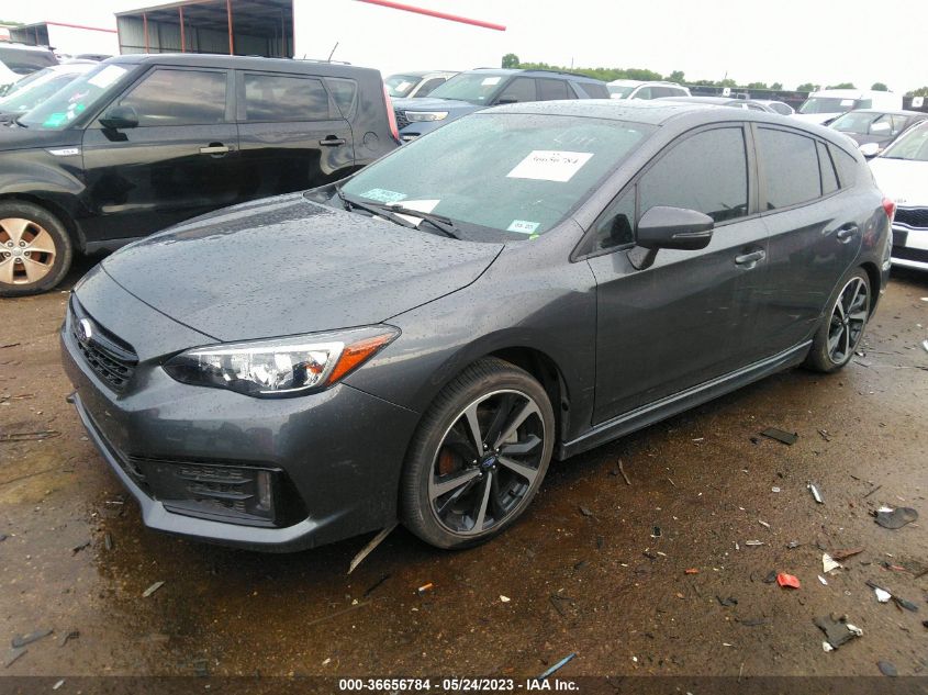 2021 SUBARU IMPREZA SPORT - 4S3GTAM6XM3707637