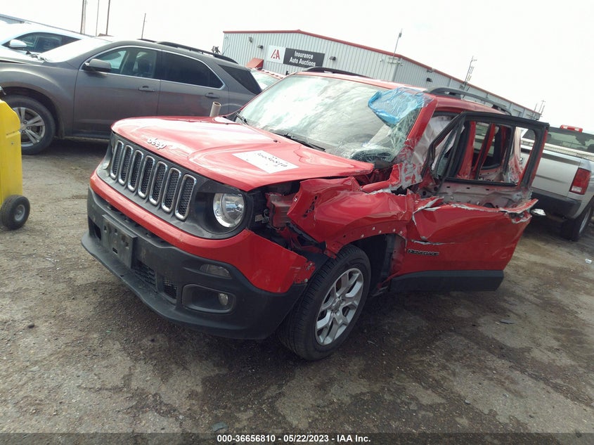 VIN ZACCJABB4HPE56491 2017 JEEP RENEGADE LATITUDE
