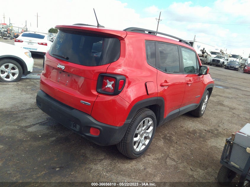 VIN ZACCJABB4HPE56491 2017 JEEP RENEGADE LATITUDE