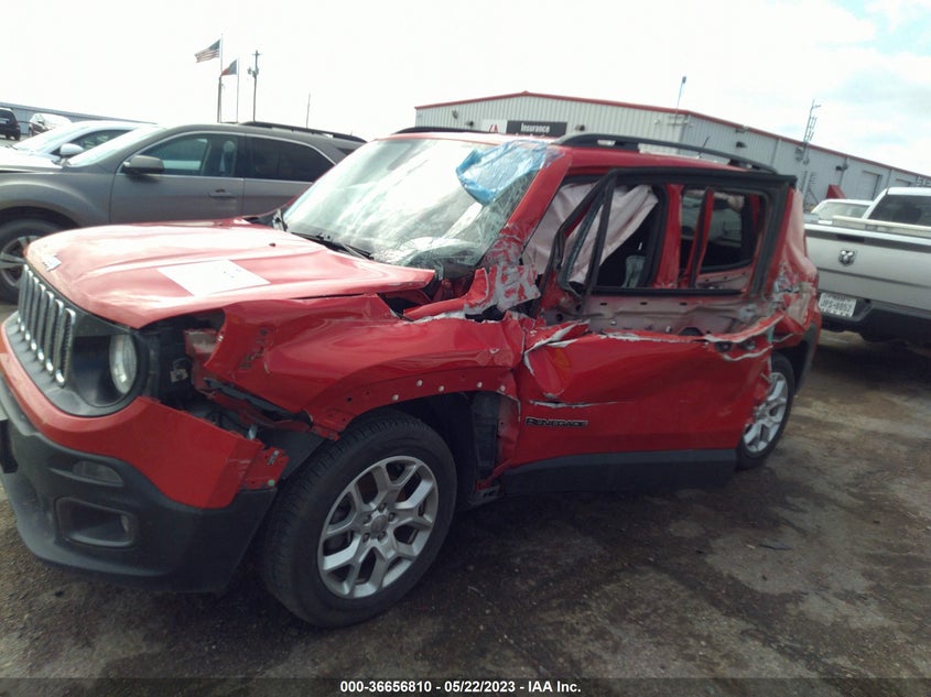 VIN ZACCJABB4HPE56491 2017 JEEP RENEGADE LATITUDE