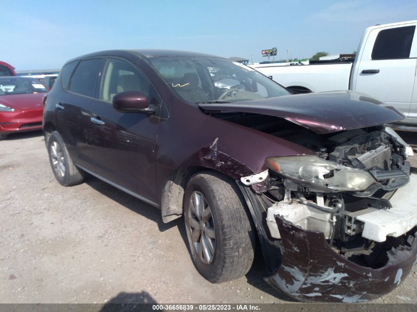 2013 NISSAN MURANO S - JN8AZ1MUXDW202655