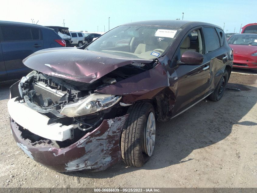 2013 NISSAN MURANO S - JN8AZ1MUXDW202655
