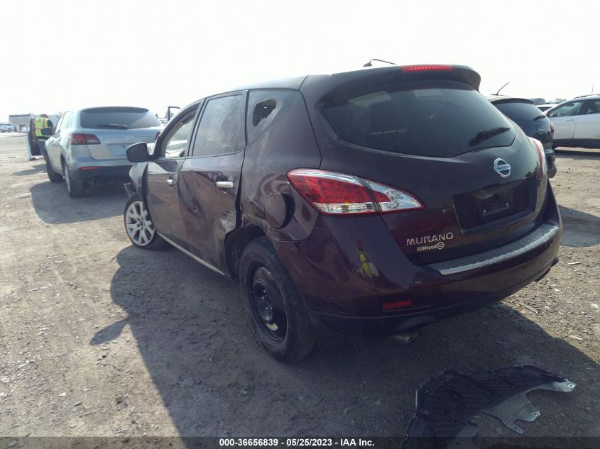 2013 NISSAN MURANO S - JN8AZ1MUXDW202655