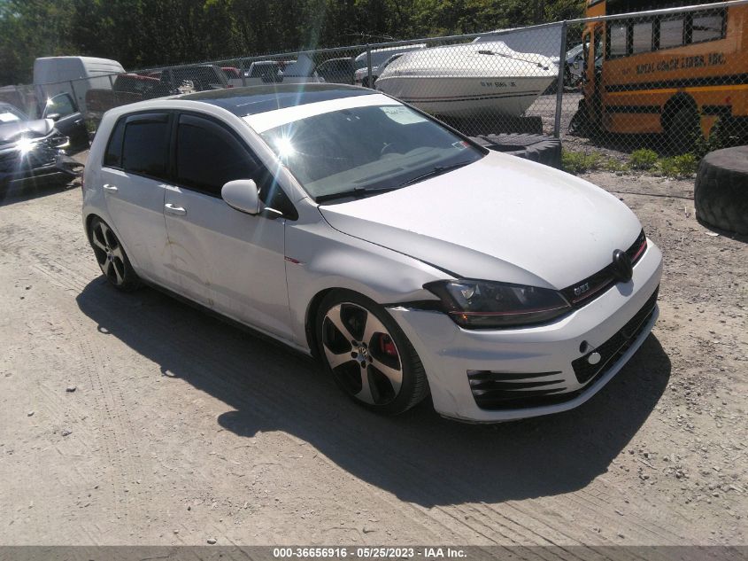 2017 VOLKSWAGEN GOLF GTI S/SE/AUTOBAHN/SPORT - 3VW547AU8HM067133