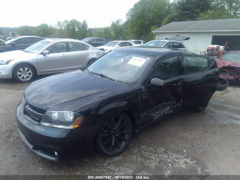 2013 DODGE AVENGER SXT 1C3CDZCB6DN620237