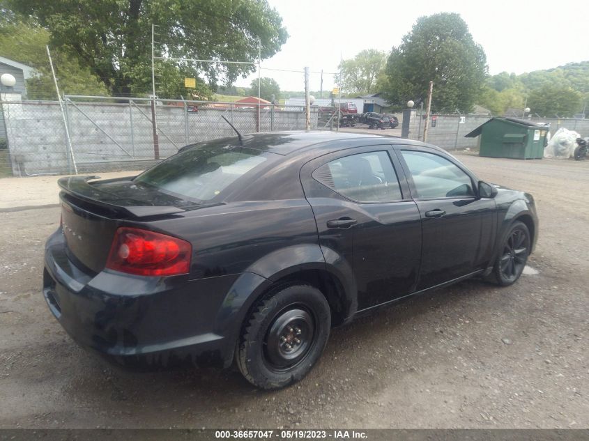 2013 DODGE AVENGER SXT 1C3CDZCB6DN620237