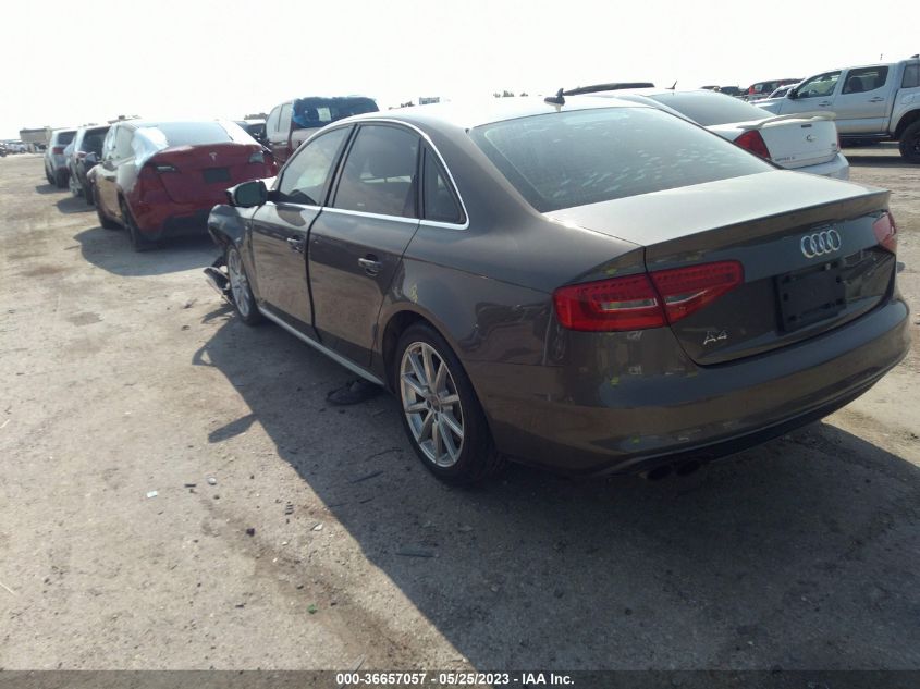 2014 AUDI A4 PREMIUM PLUS - WAUEFAFL0EN027492
