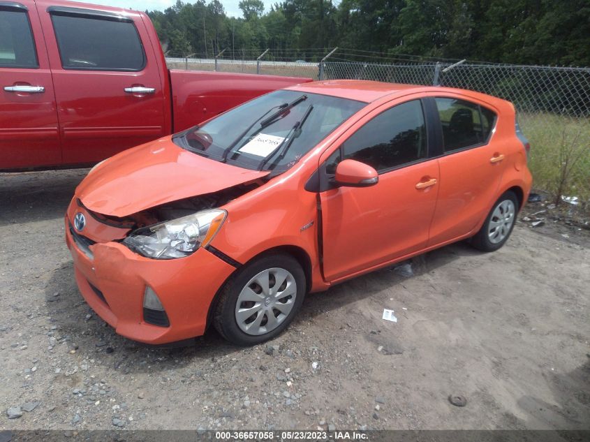 2013 TOYOTA PRIUS C ONE/TWO/THREE/FOUR - JTDKDTB34D1052074