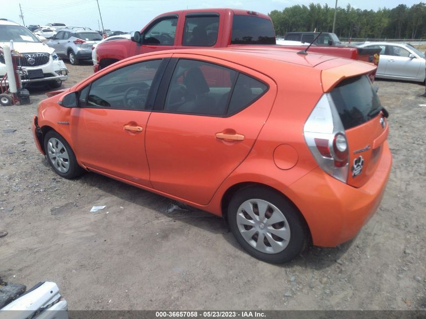 2013 TOYOTA PRIUS C ONE/TWO/THREE/FOUR - JTDKDTB34D1052074