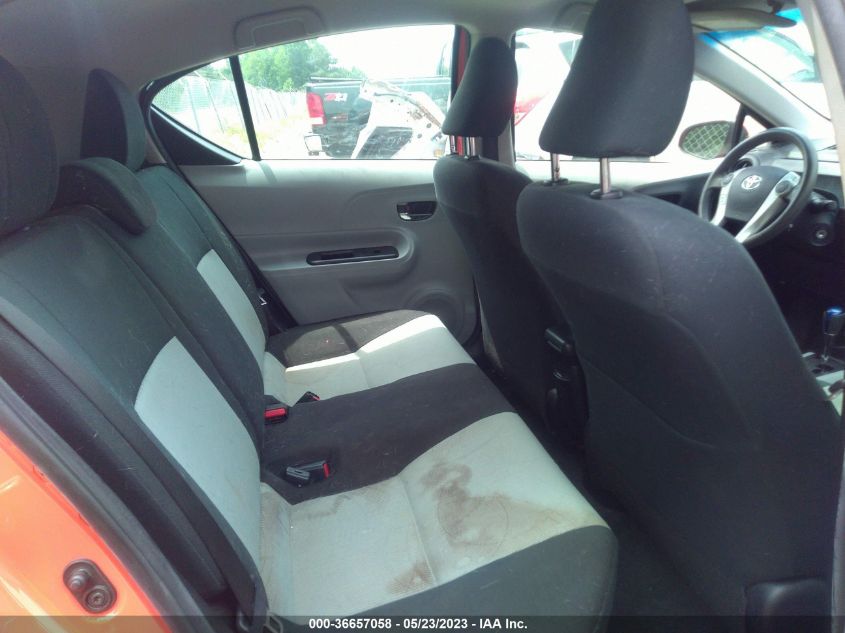 2013 TOYOTA PRIUS C ONE/TWO/THREE/FOUR - JTDKDTB34D1052074