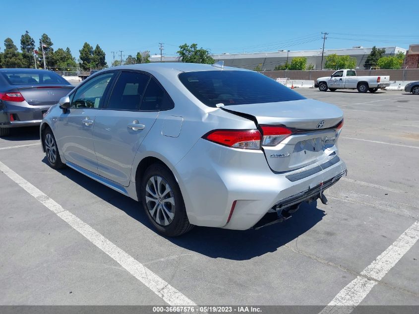 2020 TOYOTA COROLLA HYBRID LE - JTDEBRBEXLJ006304