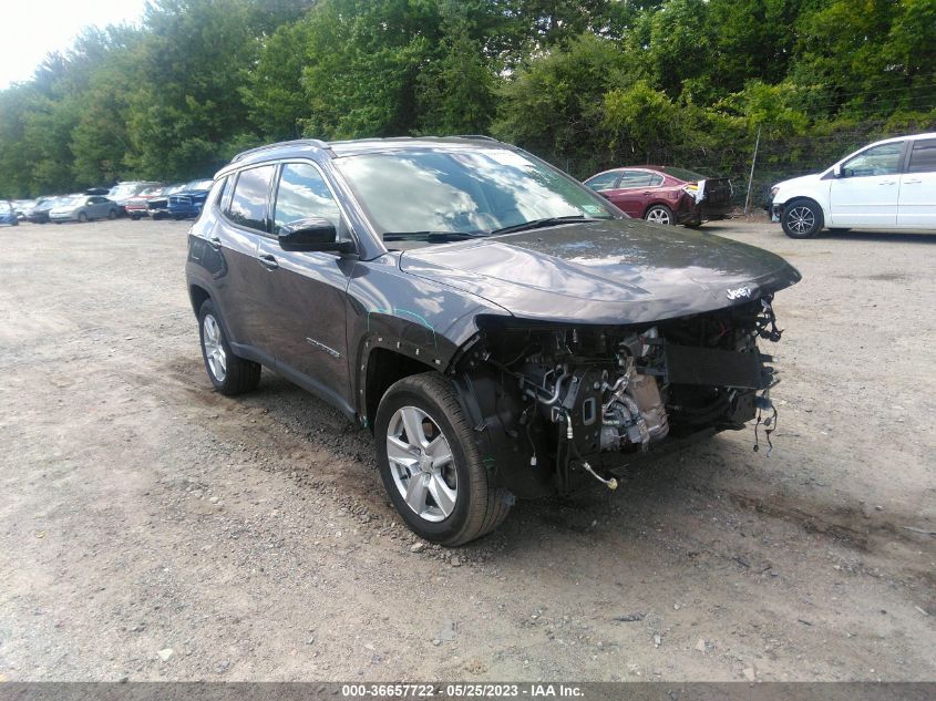 2022 JEEP COMPASS LATITUDE - 3C4NJDBB5NT101604