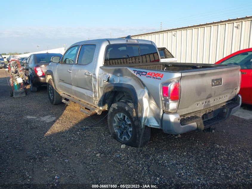 2022 TOYOTA TACOMA 4WD SR/SR5/TRD SPORT - 3TMCZ5AN7NM496932