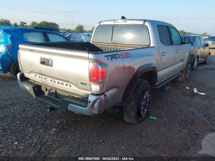 2022 TOYOTA TACOMA 4WD SR/SR5/TRD SPORT - 3TMCZ5AN7NM496932