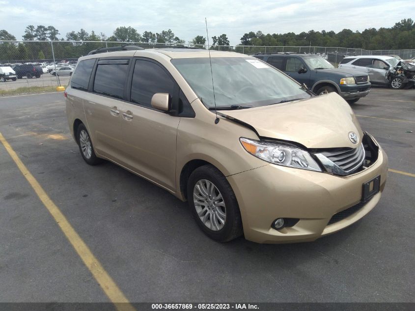2013 TOYOTA SIENNA XLE AAS/XLE/LTD - 5TDYK3DCXDS292536