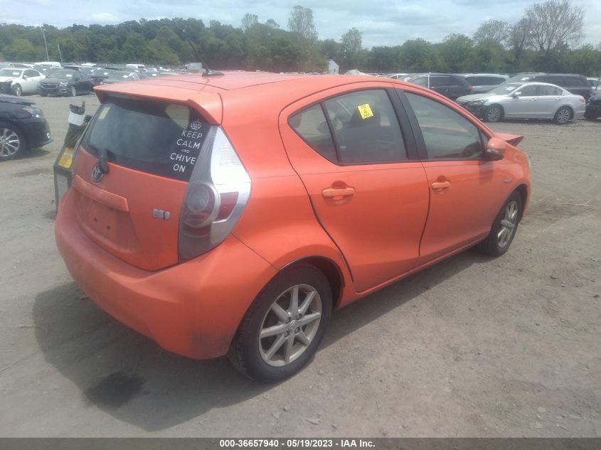 2014 TOYOTA PRIUS C ONE/THREE/TWO/FOUR - JTDKDTB3XE1068894