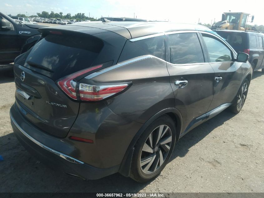 2015 NISSAN MURANO S/SV/SL/PLATINUM - 5N1AZ2MG5FN280678