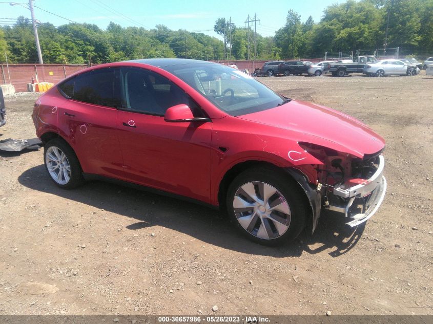 2022 TESLA MODEL Y LONG RANGE - 7SAYGDEE1NA005162