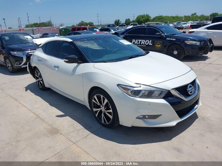 2018 NISSAN MAXIMA SL - 1N4AA6AP8JC389928