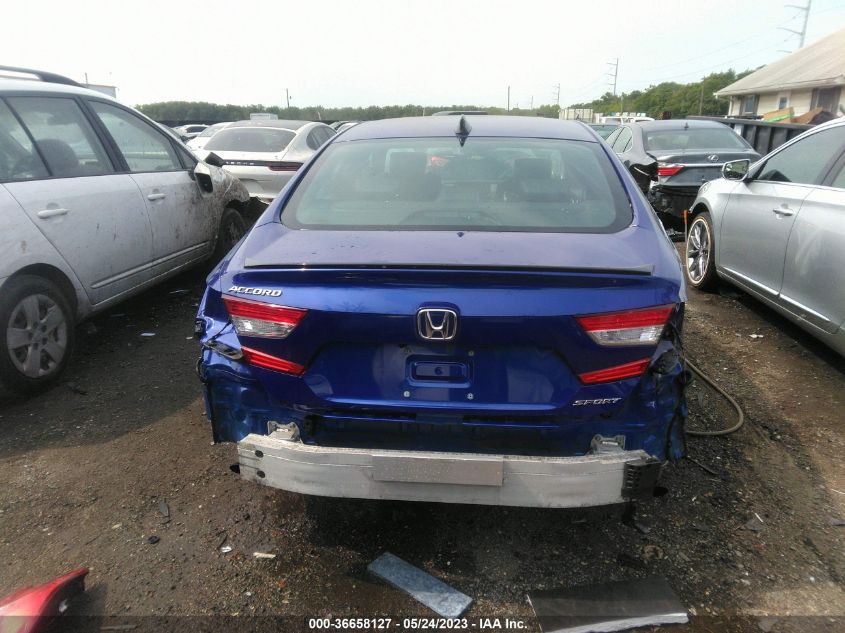 2021 HONDA ACCORD SEDAN SPORT - 1HGCV1F39MA103361