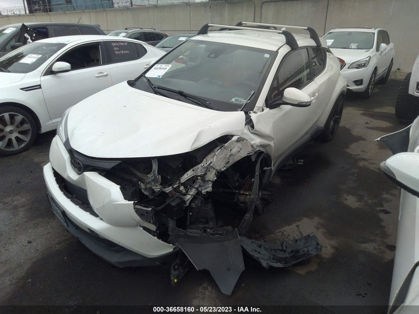 VIN JTNKHMBX4J1002876 2018 TOYOTA C-HR XLE