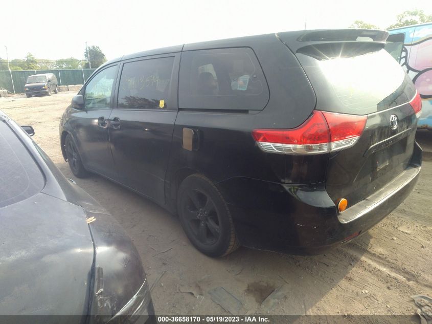 2013 TOYOTA SIENNA L - 5TDZK3DCXDS372391
