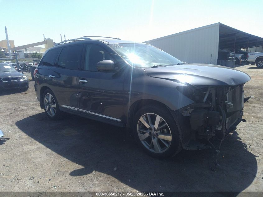 2014 NISSAN PATHFINDER PLATINUM - 5N1AR2MN6EC621420