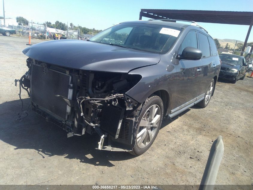 2014 NISSAN PATHFINDER PLATINUM - 5N1AR2MN6EC621420