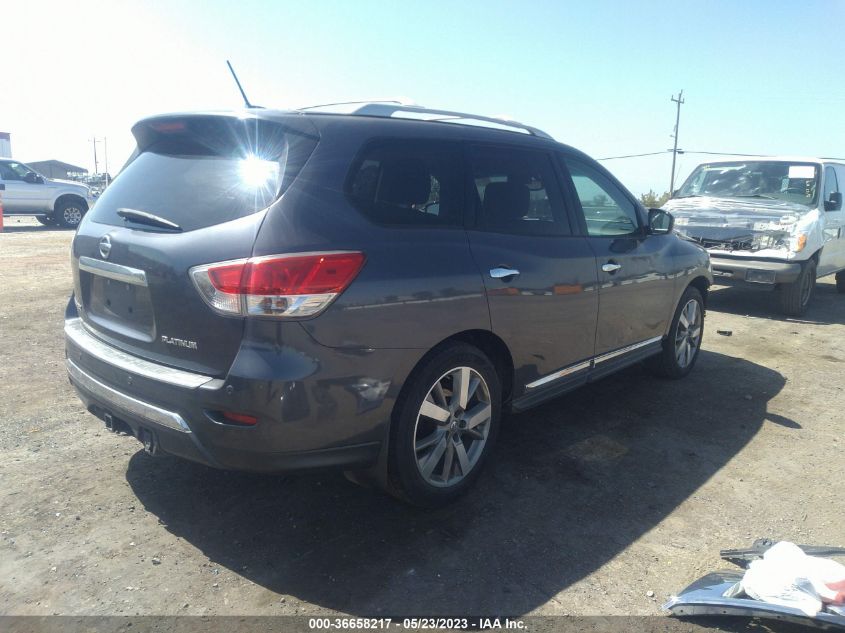 2014 NISSAN PATHFINDER PLATINUM - 5N1AR2MN6EC621420