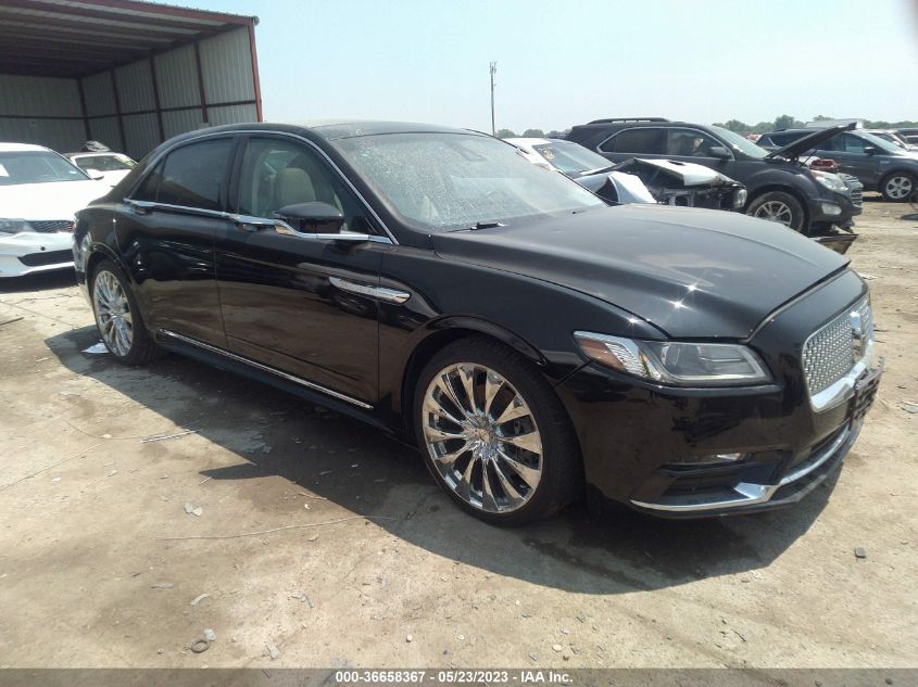 2017 LINCOLN CONTINENTAL RESERVE - 1LN6L9NC6H5607474