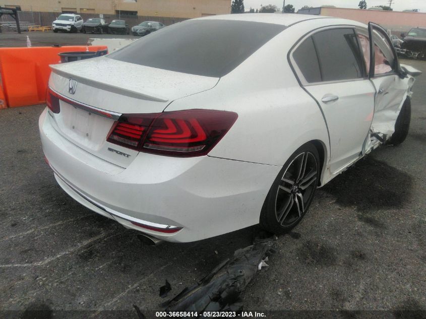 2016 HONDA ACCORD SEDAN SPORT - 1HGCR2F58GA055268