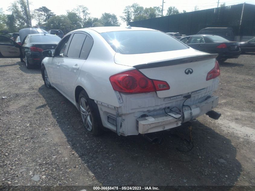 2013 INFINITI G37 SEDAN X - JN1CV6AR3DM757345
