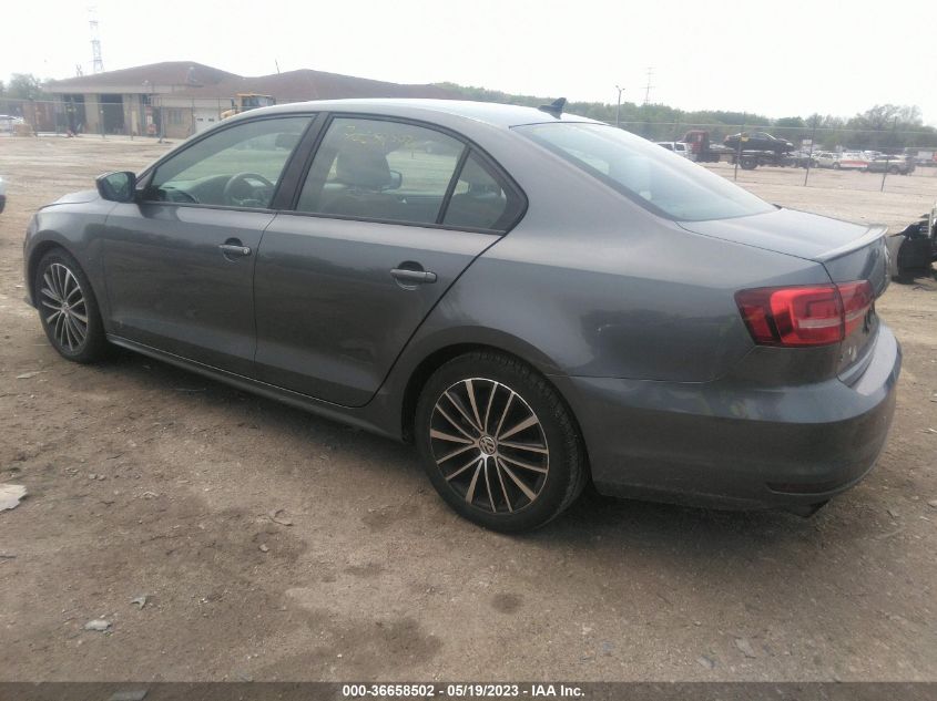 2015 VOLKSWAGEN JETTA SEDAN 1.8T SPORT - 3VWD17AJ3FM221092