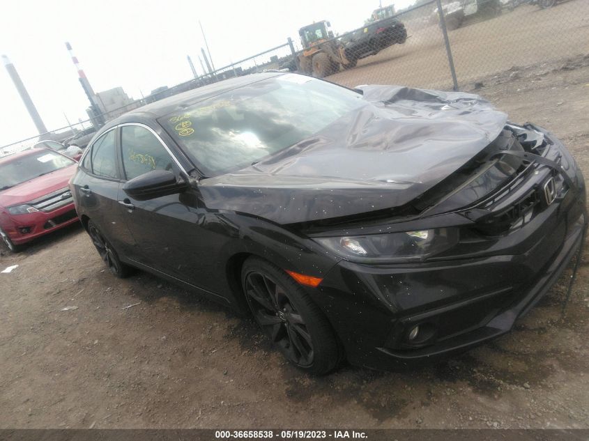 2020 HONDA CIVIC SEDAN SPORT - 19XFC2F83LE015744