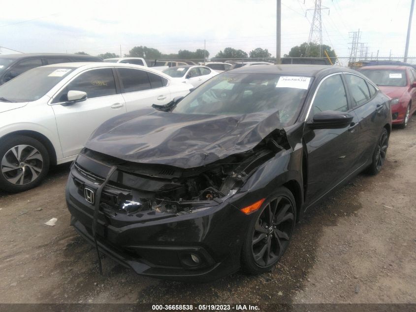 2020 HONDA CIVIC SEDAN SPORT - 19XFC2F83LE015744
