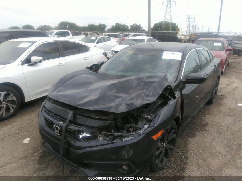 2020 HONDA CIVIC SEDAN SPORT - 19XFC2F83LE015744