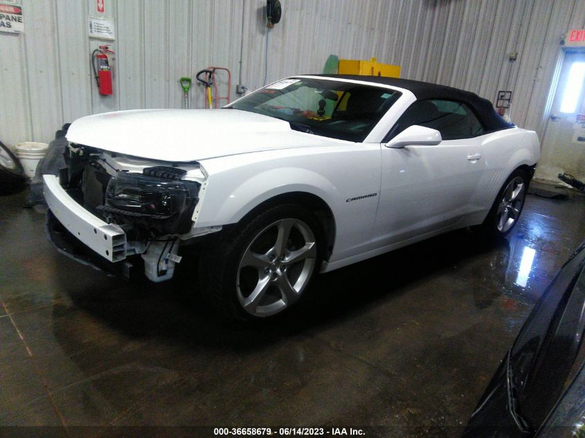 2015 CHEVROLET CAMARO LT - 2G1FD3D35F9226739