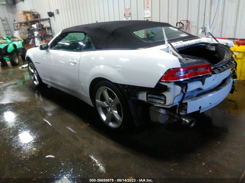 2015 CHEVROLET CAMARO LT - 2G1FD3D35F9226739