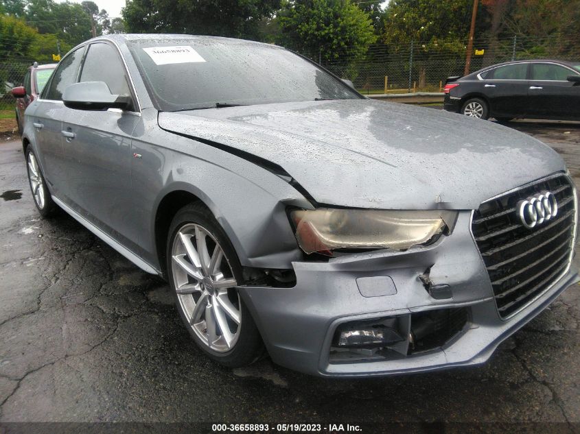 2015 AUDI A4 PREMIUM PLUS - WAUFFAFL3FN021398