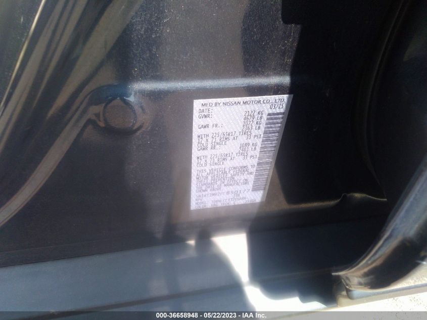 2015 NISSAN ROGUE SV - 5N1AT2MV2FC850177