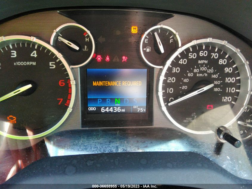 2016 TOYOTA TUNDRA 4WD TRUCK LTD - 5TFBY5F19GX560888