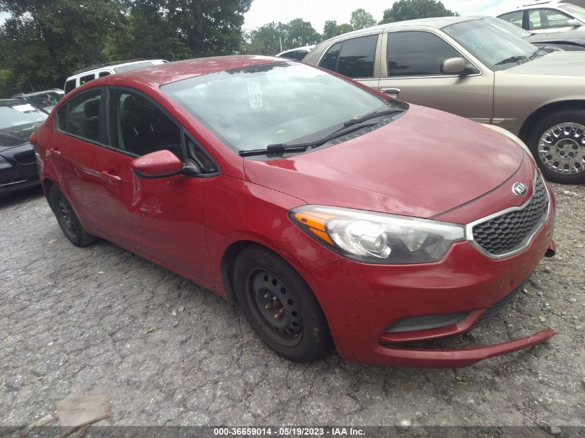 2016 KIA FORTE LX - KNAFK4A65G5569709
