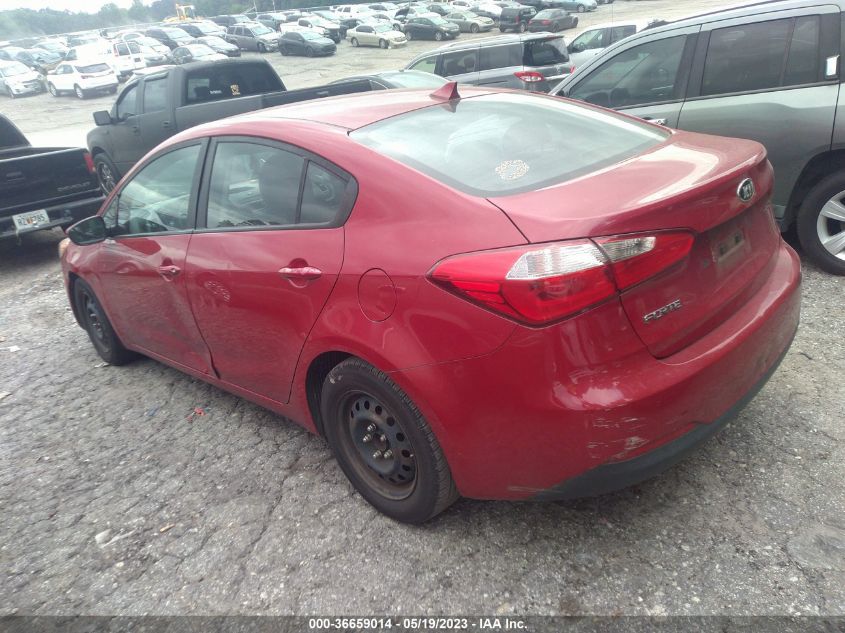 2016 KIA FORTE LX - KNAFK4A65G5569709