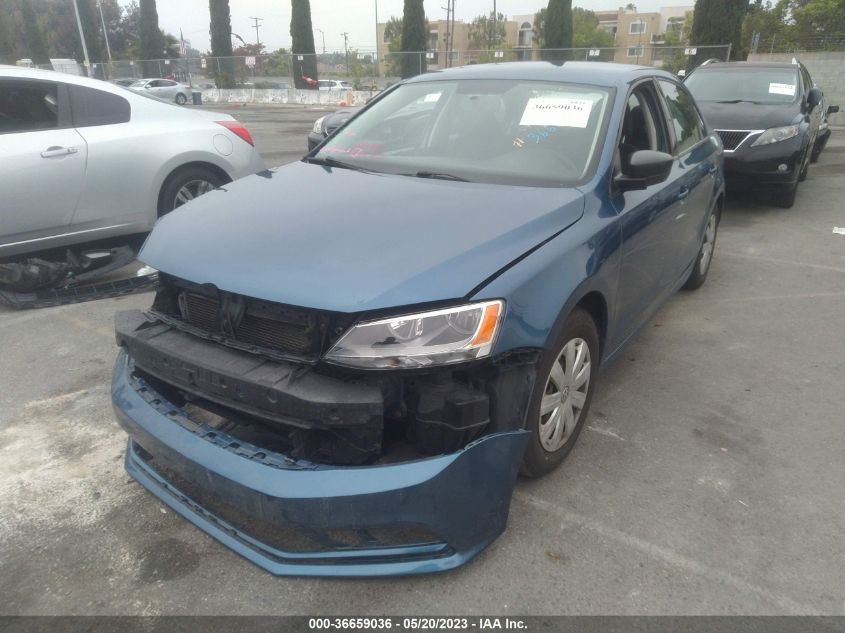 2015 VOLKSWAGEN JETTA SEDAN 2.0L S W/TECHNOLOGY - 3VW2K7AJ8FM269255