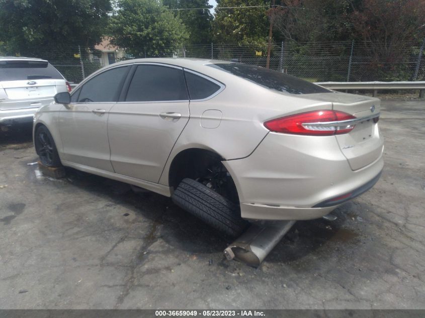 2018 FORD FUSION SE - 3FA6P0HD8JR223858