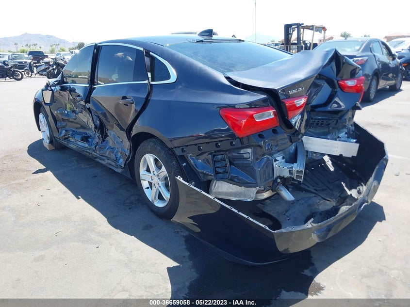 VIN 1G1ZB5ST3NF211468 2022 CHEVROLET MALIBU LS