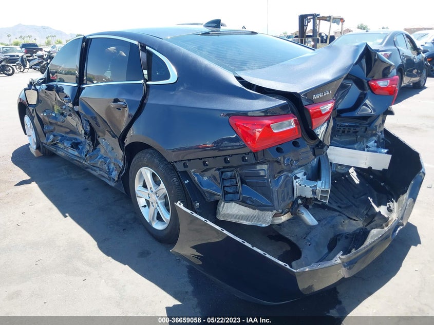 VIN 1G1ZB5ST3NF211468 2022 CHEVROLET MALIBU LS